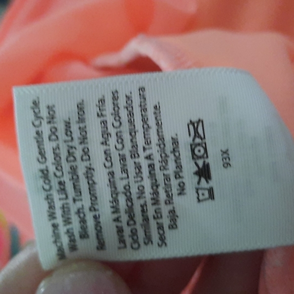 Wonder Nation extra large 14 16 long sleeve floral swim rashguard - Picture 6 of 8